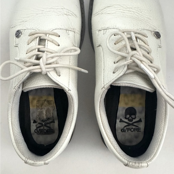 G/FORE Men's Collection Gallivanter Pebble Golf Shoes, Snow Monument, Size 7 - Picture 7 of 13